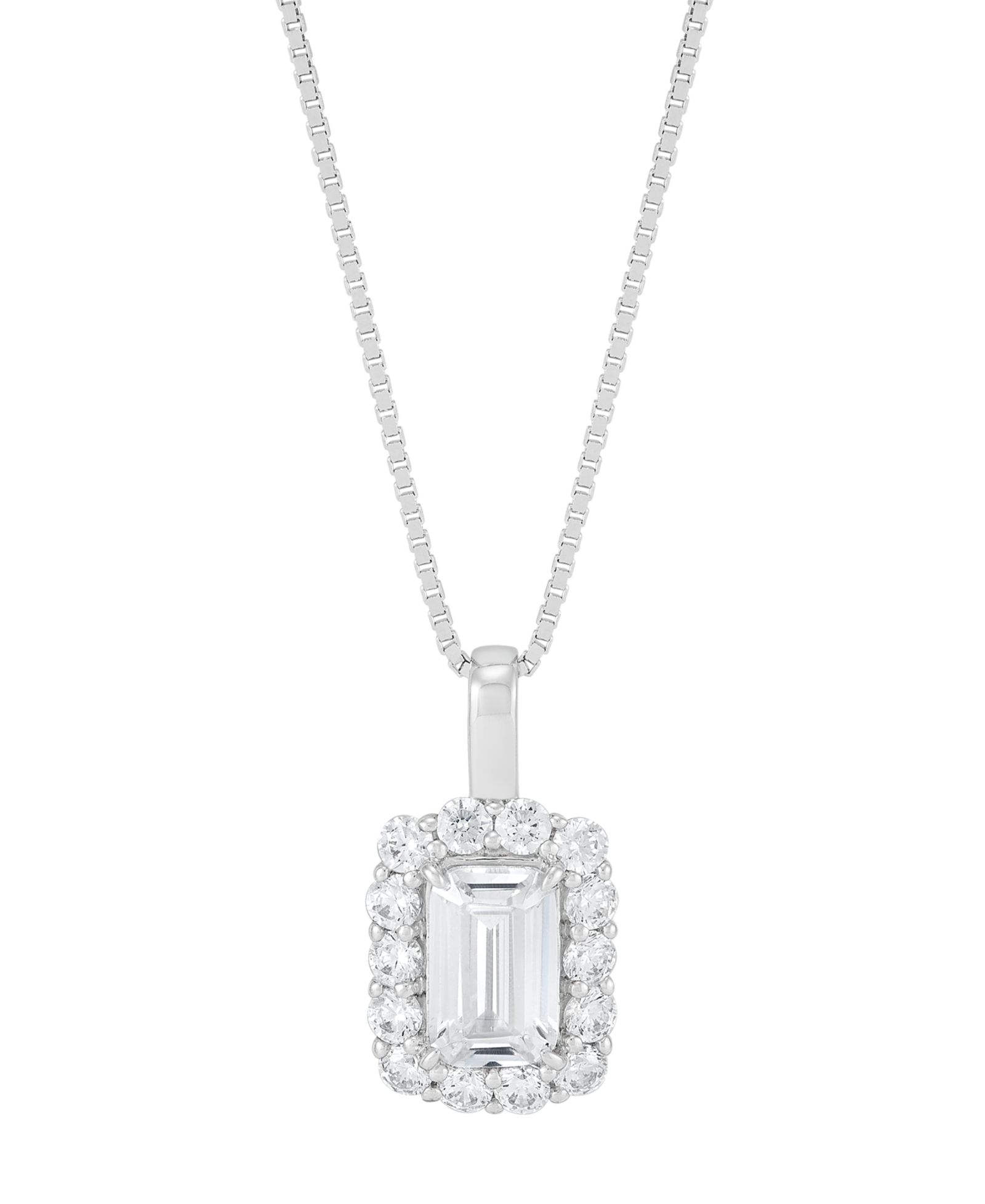 Подвеска-кулон IGI Certified Lab Grown Diamond в 14k White Gold или 14k Two Tone