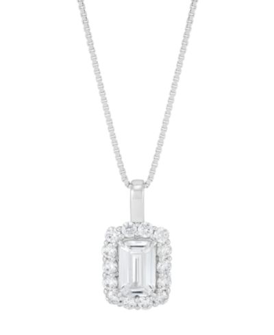 IGI Certified Lab Grown Diamond Pendant Necklace (1-1/2 ct. t.w.) in 14k White Gold or 14k Two Tone