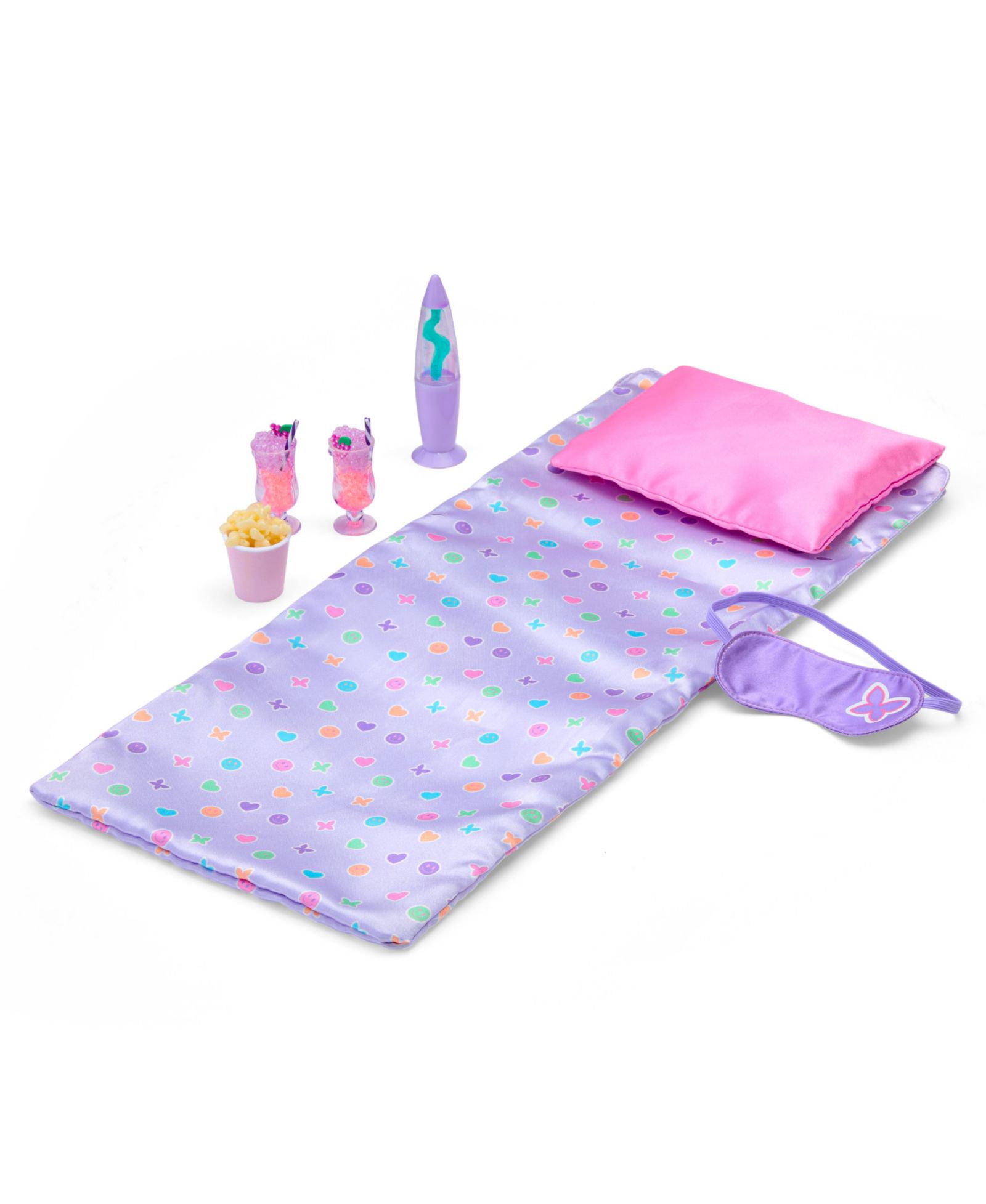 Набор аксессуаров Journey Girls Glam Slumber Party для кукол 18 дюймов, 7 предметов, от 6 лет