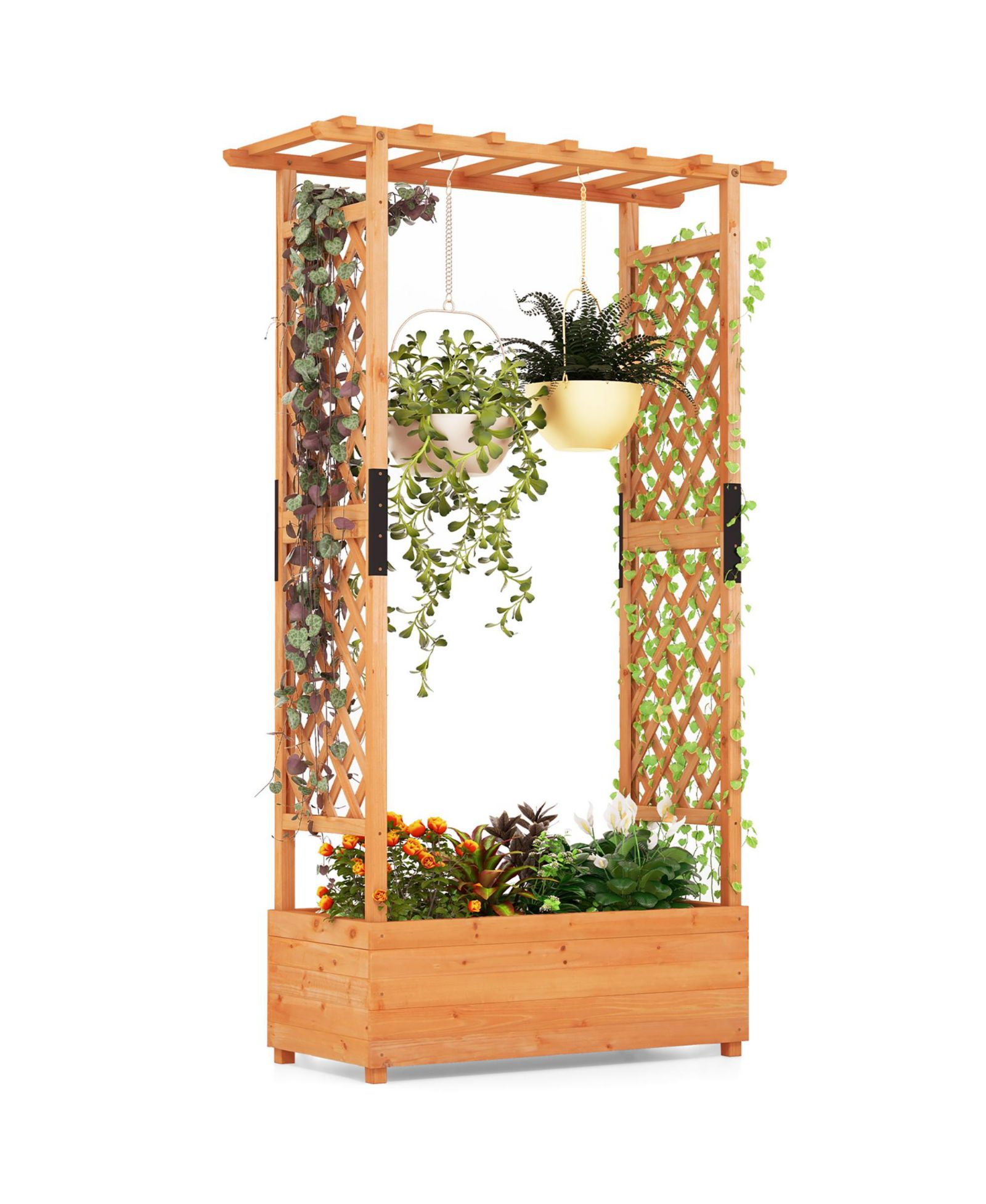 Вертикальный контейнер для растений Gymax Raised Garden Bed