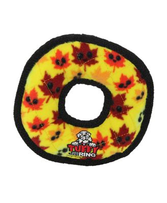 Tuffy Holiday Jr Ring Leaves, Dog Toy