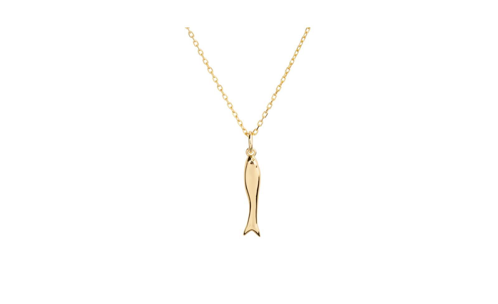 Подвеска Little Sky Stone Plated Lucky Fish Charm Necklace