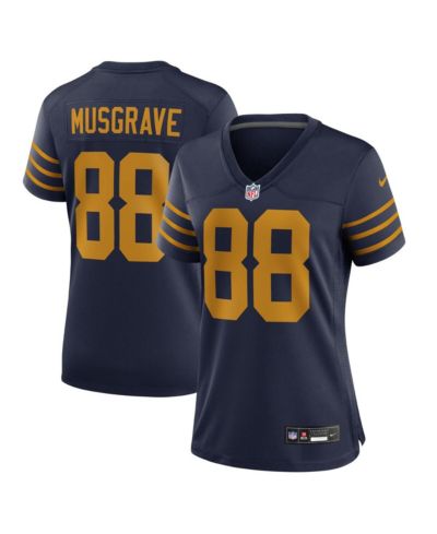 Мужская игровая джерси Nike Luke Musgrave Navy Green Bay Packers The 1923 Classic