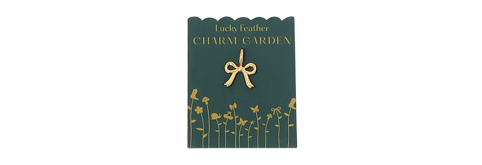 Подвеска Lucky Feather Charm Garden Bow Charm