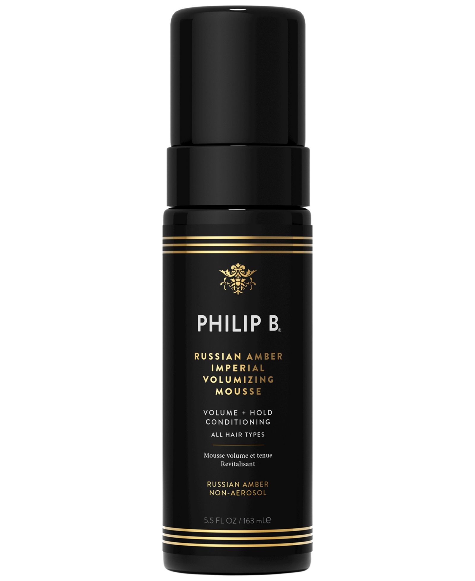 Мусс для объема волос Philip B. Russian Amber Imperial Volumizing Mousse, 5.5 oz.