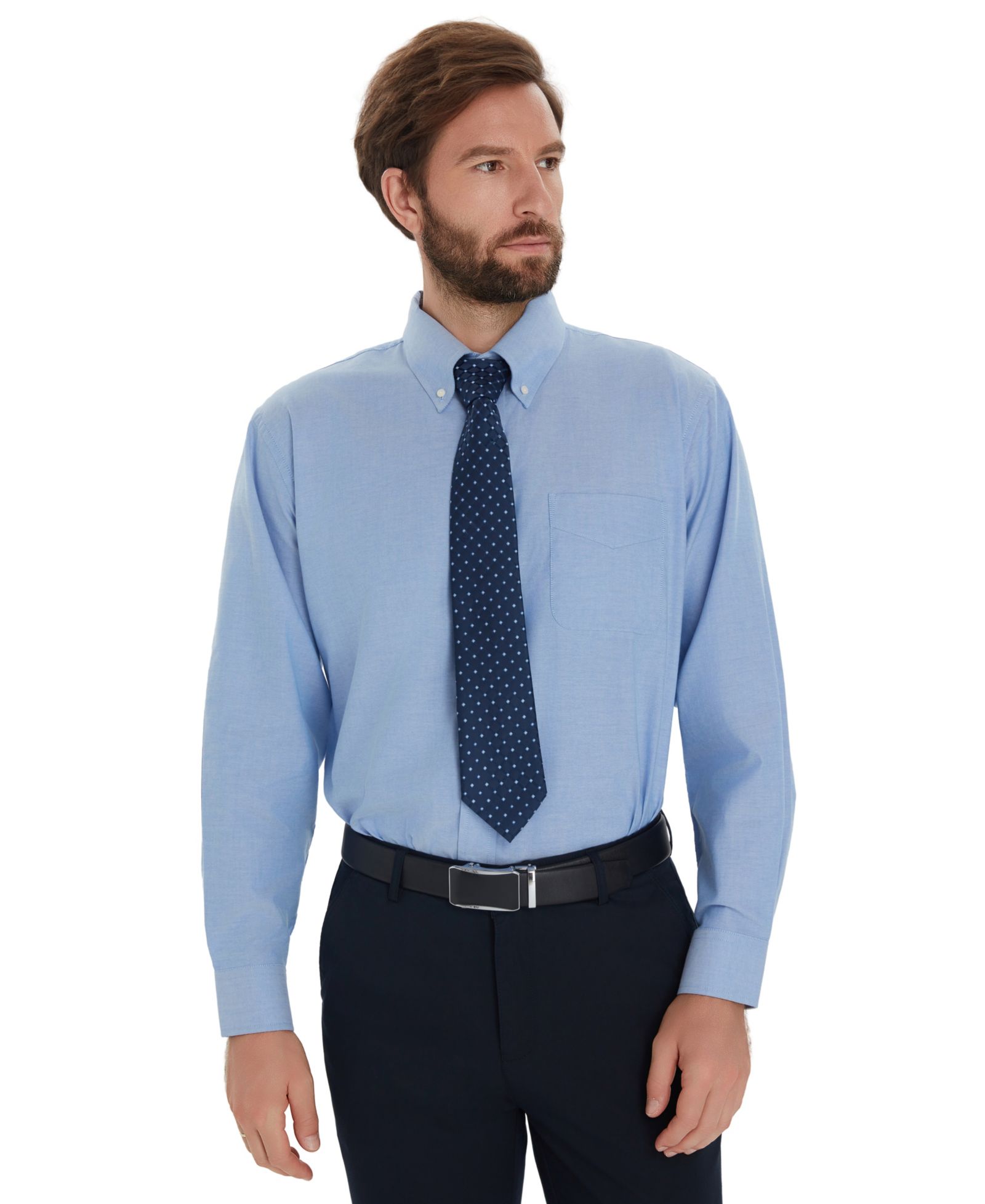 Мужская рубашка Club Room Button-Down Oxford Solid