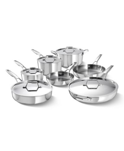 Calphalon Premier Stainless Steel 12-Piece Cookware Set