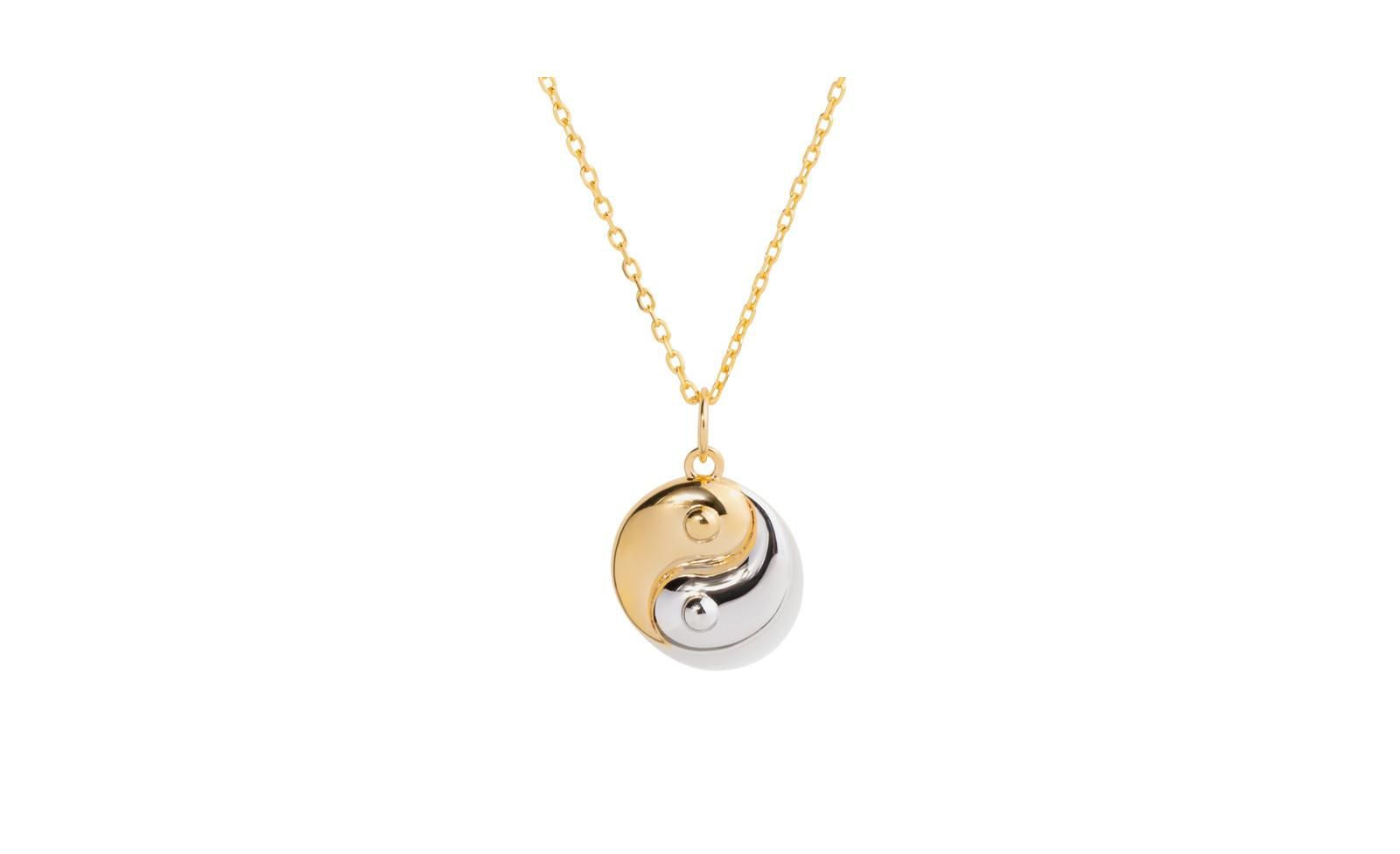 Подвеска Yin Yang Two Tone Charm Plated