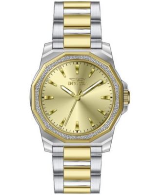 Мужские часы Invicta 49106 Speedway Quartz 3 Hand Gold Dial