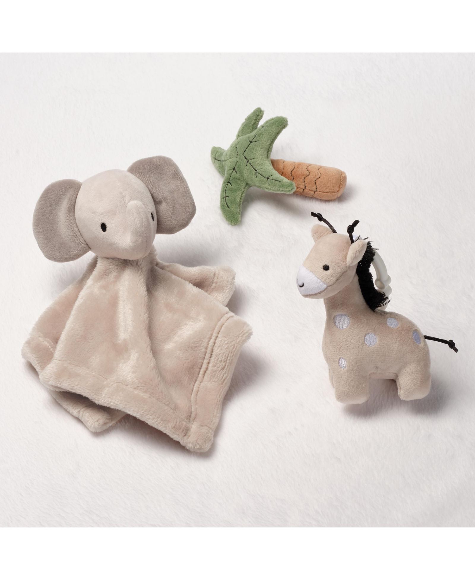 Набор игрушек для младенцев Lambs & Ivy Jungle 3-Piece Developmental Soft Plush