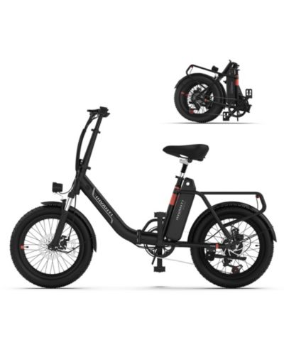 5th Wheel TIDE 2 500W Folding Utility Electric Bike - Black