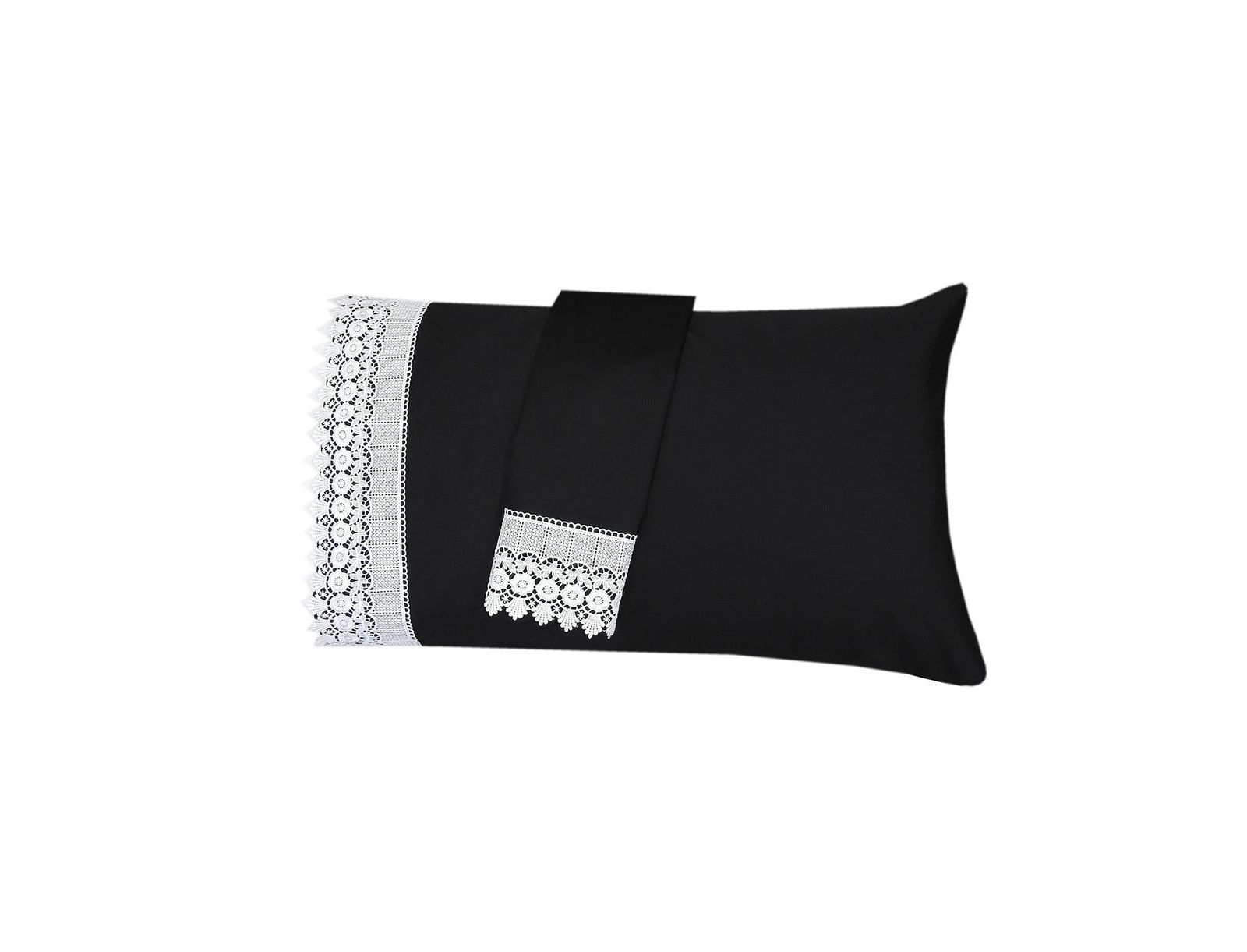 Наволочки Egyptian Linens Embellished 4-Inch Lace Trim (пара)