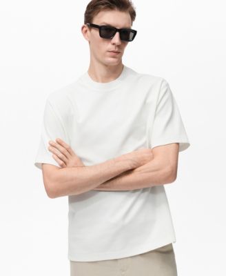 Мужская текстурированная футболка Mango Regular-Fit