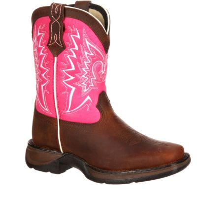Brown and pink