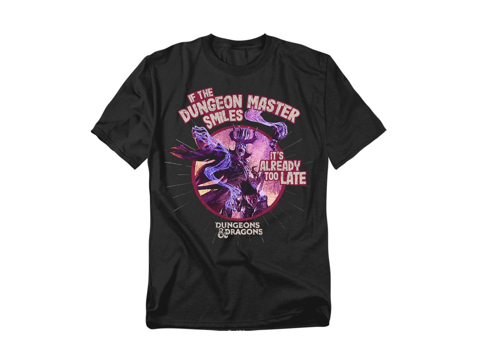D&D Big & Tall Dungeons And Dragons Dungeon Master Smiles T-Shirt