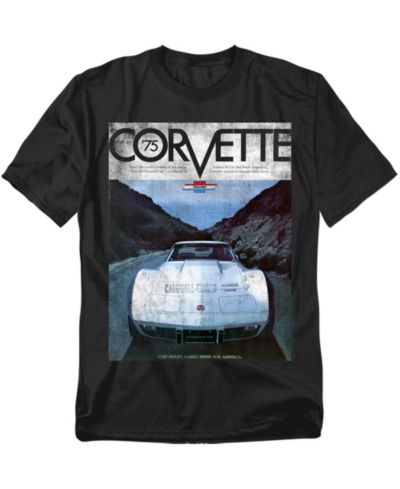 Мужская футболка Corvette Chevy 75 Poster