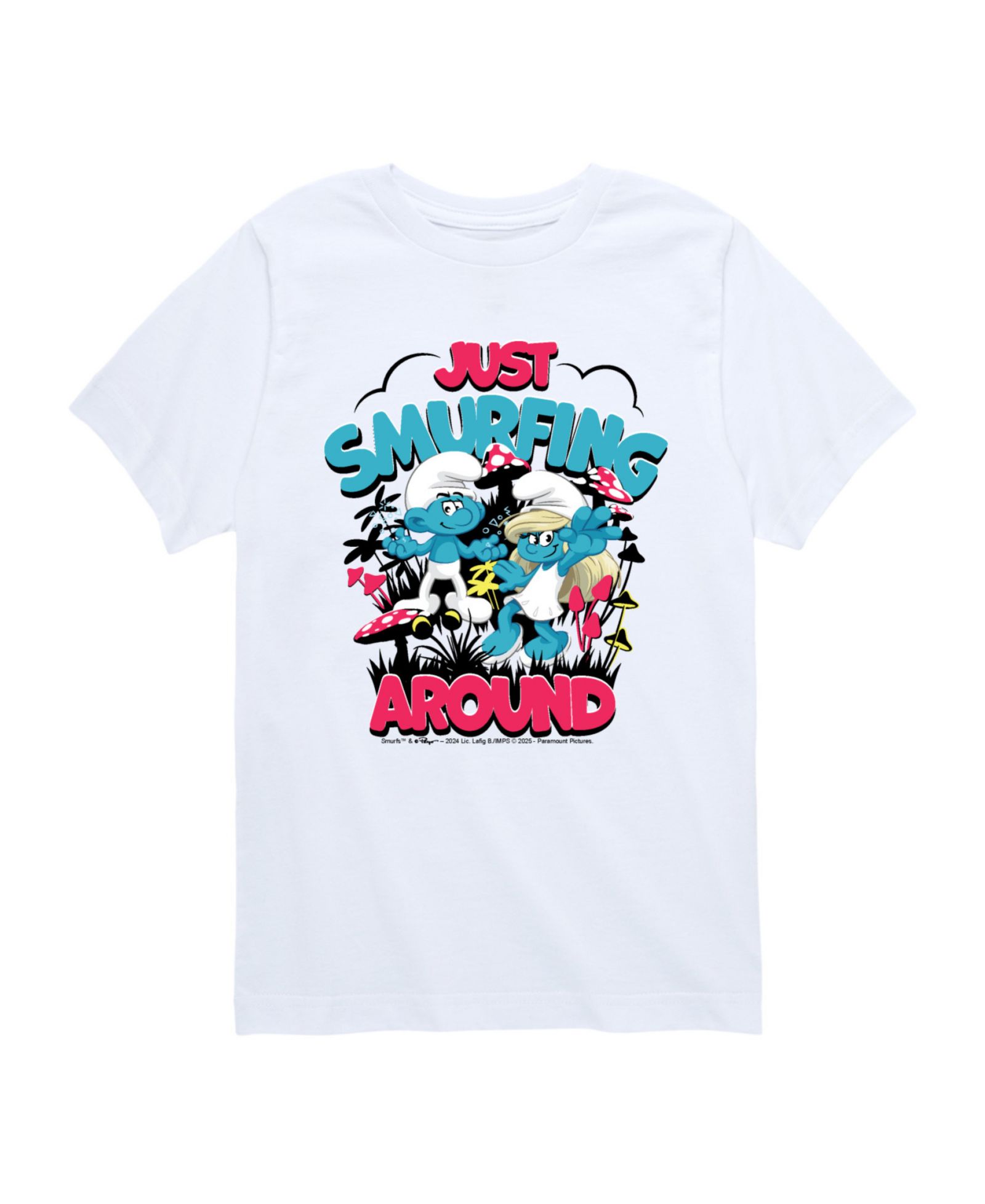 Smurfs детская футболка с принтом Big Boys Just Smurfing Around