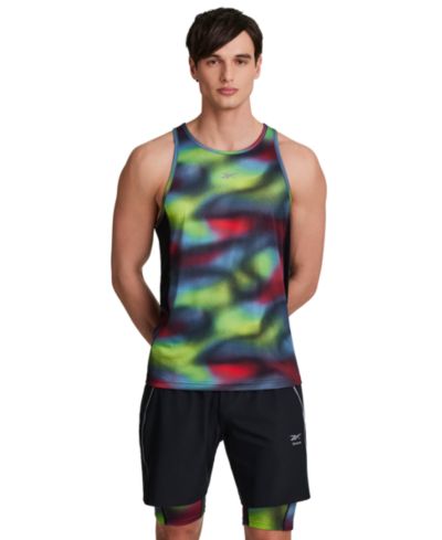 Мужская майка Reebok Run Distort Speed Singlet Sleeveless Tank Top