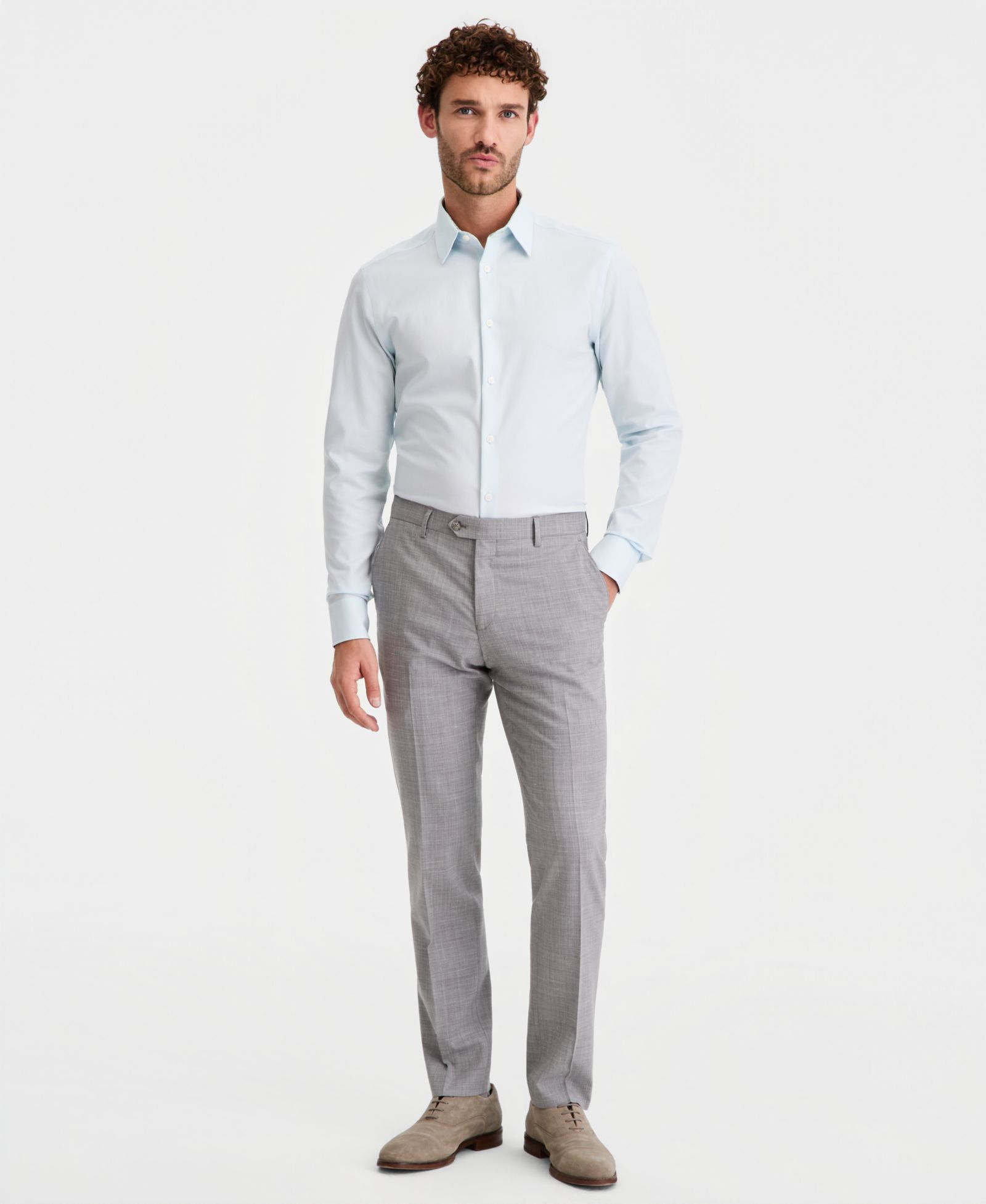 Ted by Ted Baker Men's Modern-Fit Wool-Blend Suit Separate Pants