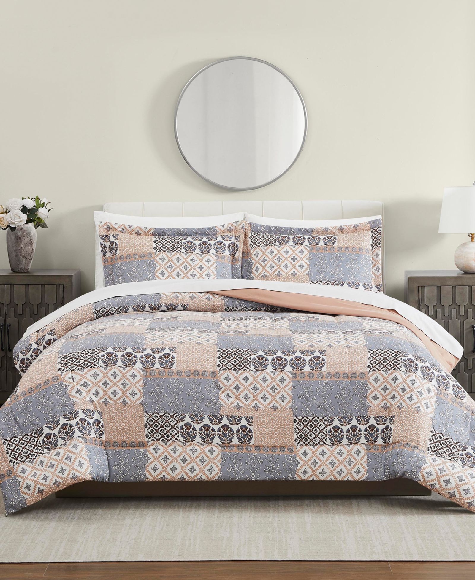 Macy's Francesca Patchwork 3-Pc. Comforter Sets
