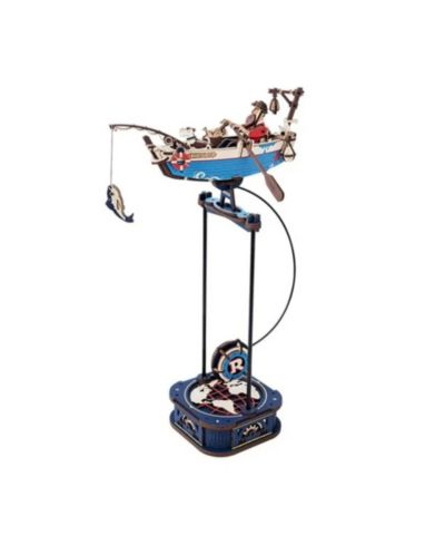 Robotime Ocean Fisher 161-Piece 3D Wooden Puzzle, Ages 14+