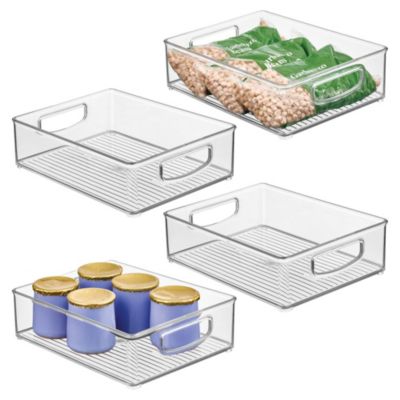 iDesign пластиковый контейнер для хранения продуктов набор из 4 шт