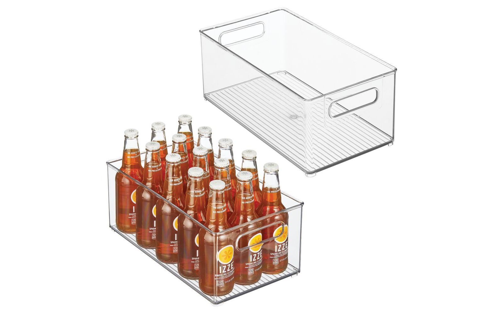 Контейнер для холодильника iDesign Plastic Stackable Set of 2
