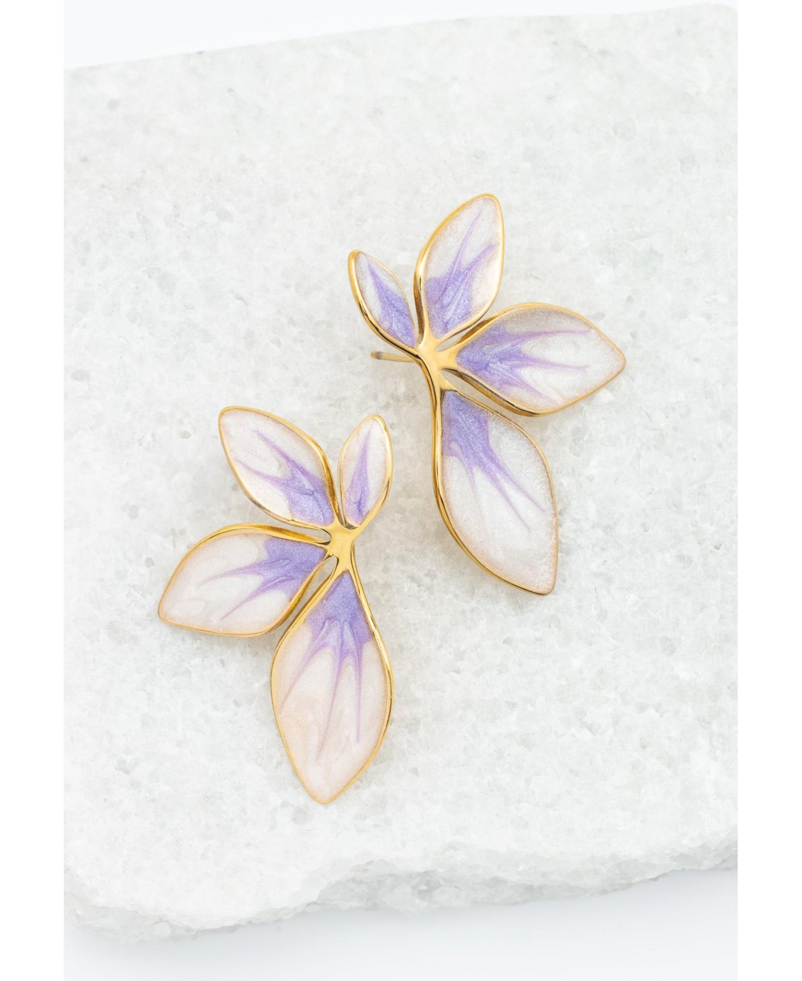 Серьги Starfish Project Flourish Leaf