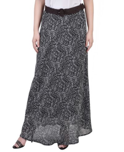 NY Collection шифоновая юбка макси Petite