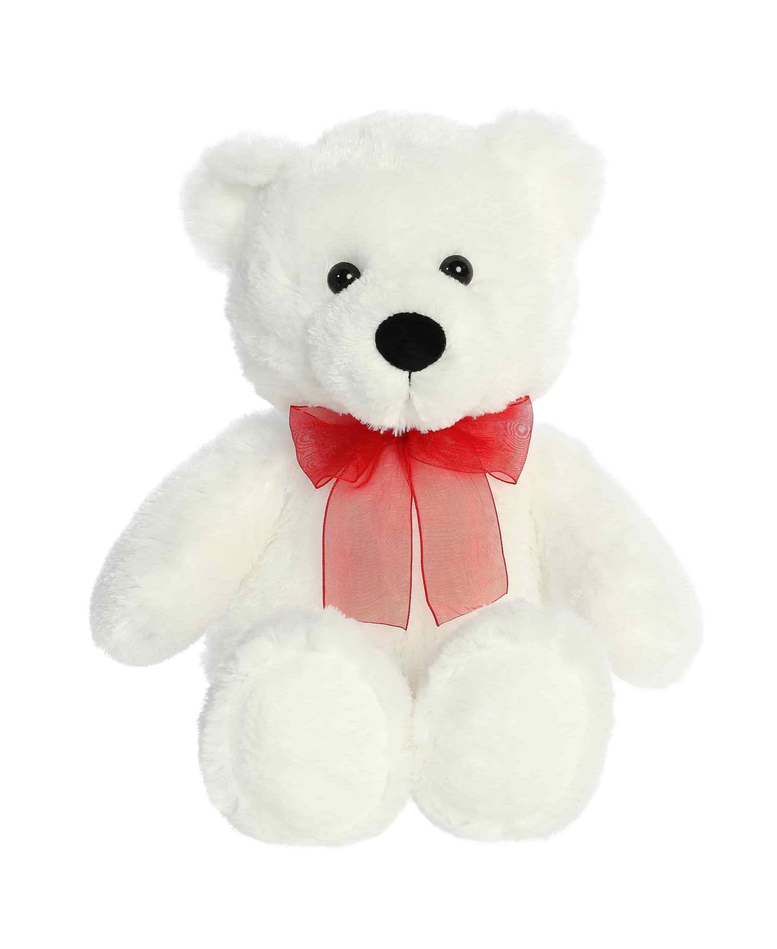 Плюшевая игрушка Aurora Medium Bear Cuddly White 11.5"