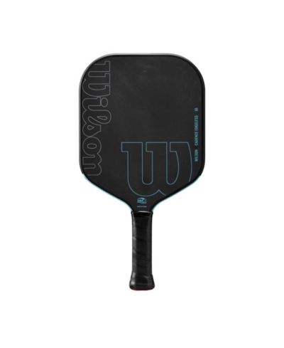 Wilson Cadence Edgeless 16 Pickleball Paddle - Black/Lt Blue / 4 1/4 / 7.83 OZ