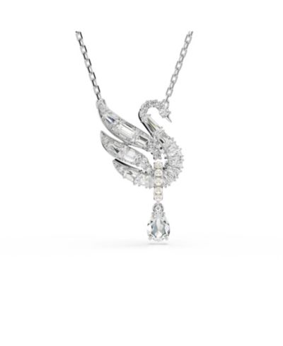 Подвеска-ожерелье Swarovski Swan Vienna Rhodium Plated