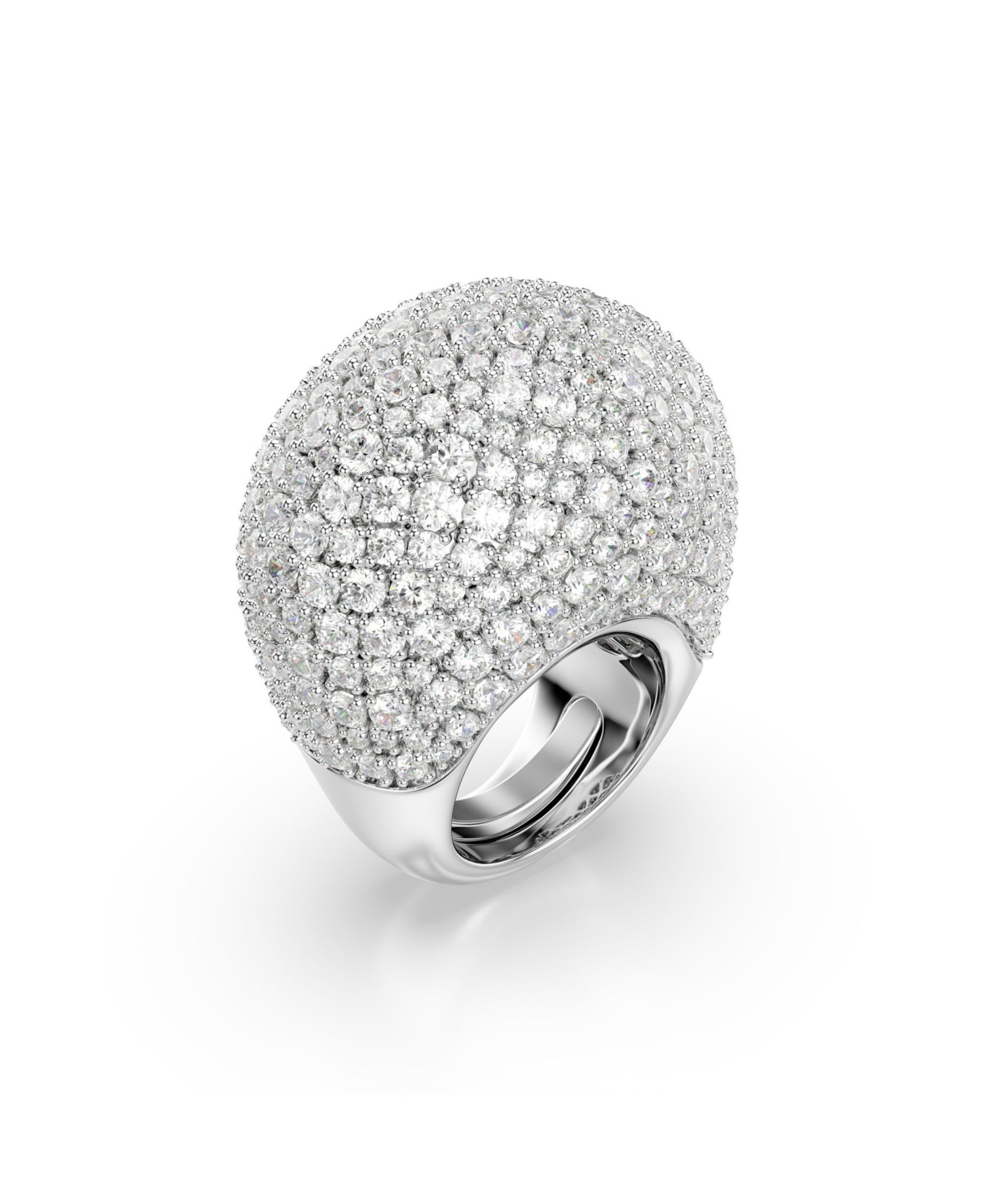 Swarovski Sublima Cocktail White Rhodium Plated Ring