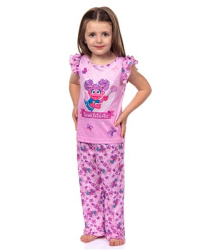 Детский комплект пижамы Sesame Street Abby Cadabby Ruffle 2-Piece