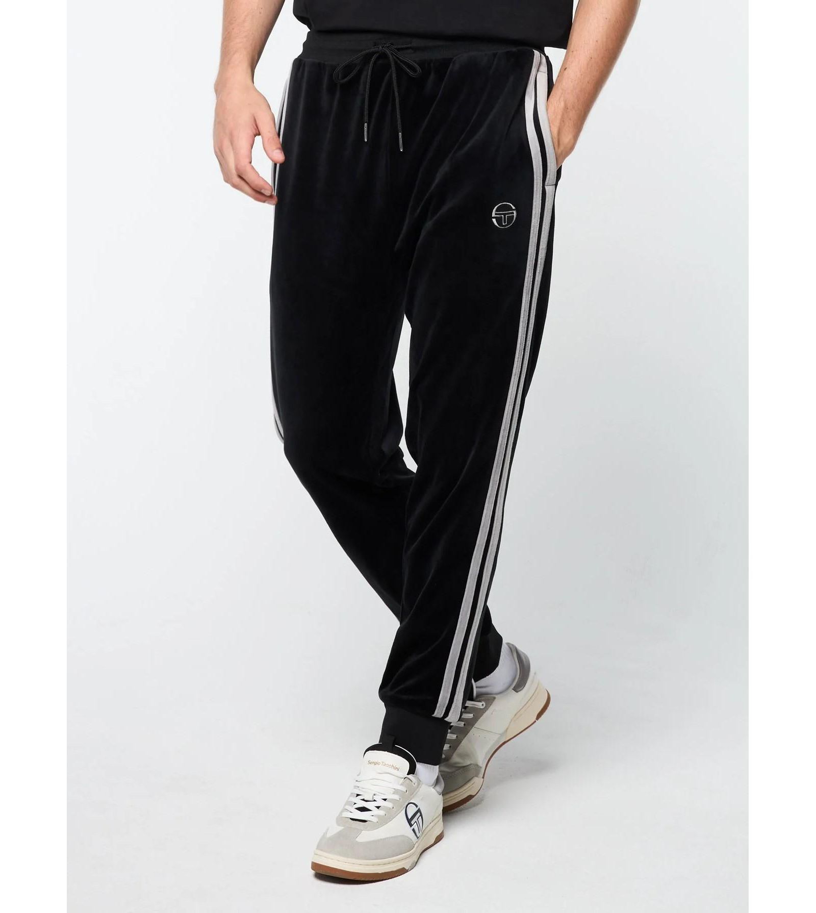 Sergio Tacchini Men's Damarindo Velour Track Pant