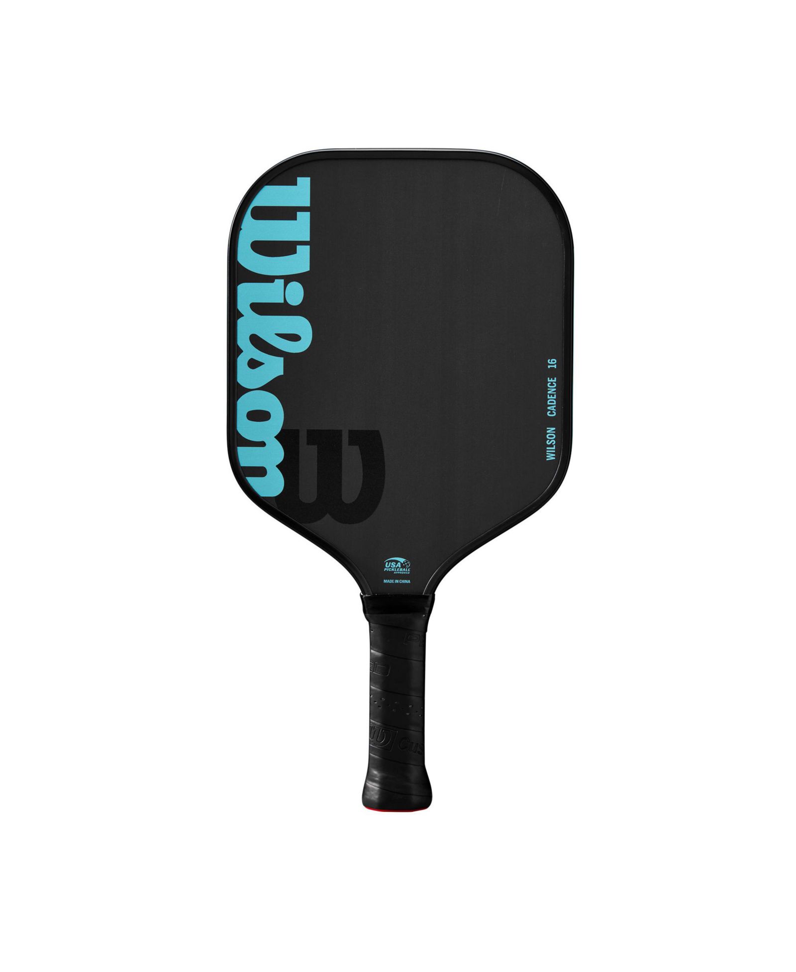 Wilson Cadence 16 Pickleball Paddle - Black/Lt Blue / 4 1/4 / 8.1 OZ