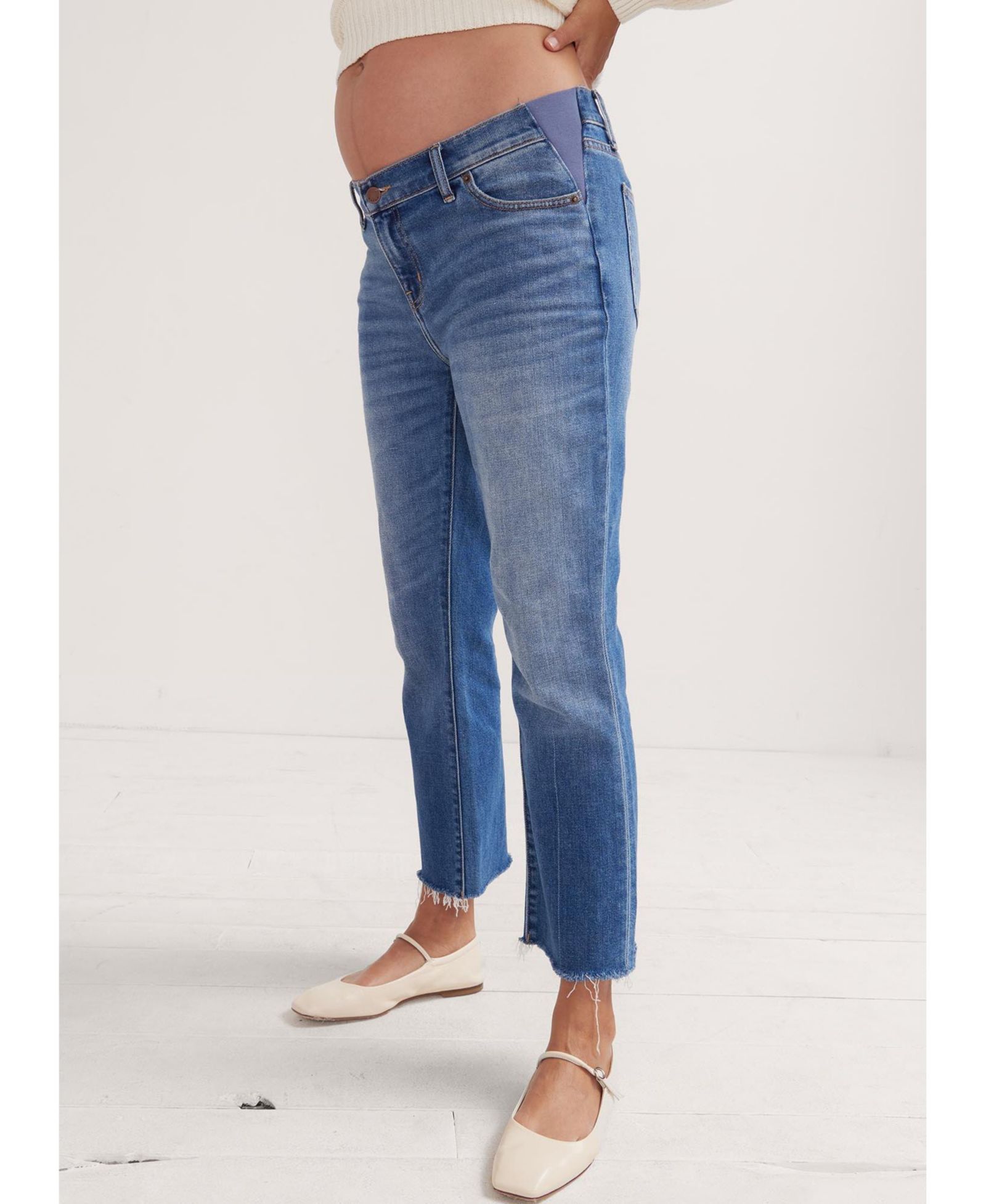 HATCH Collection Женские джинсы maternity The Under the Bump Crop