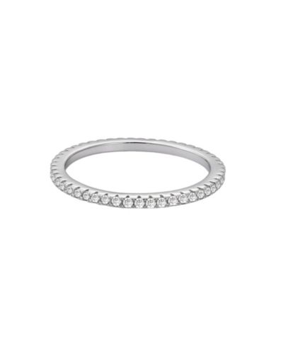 Adornia Fine Серьга-кольцо Eternity Band.925 Sterling CZ