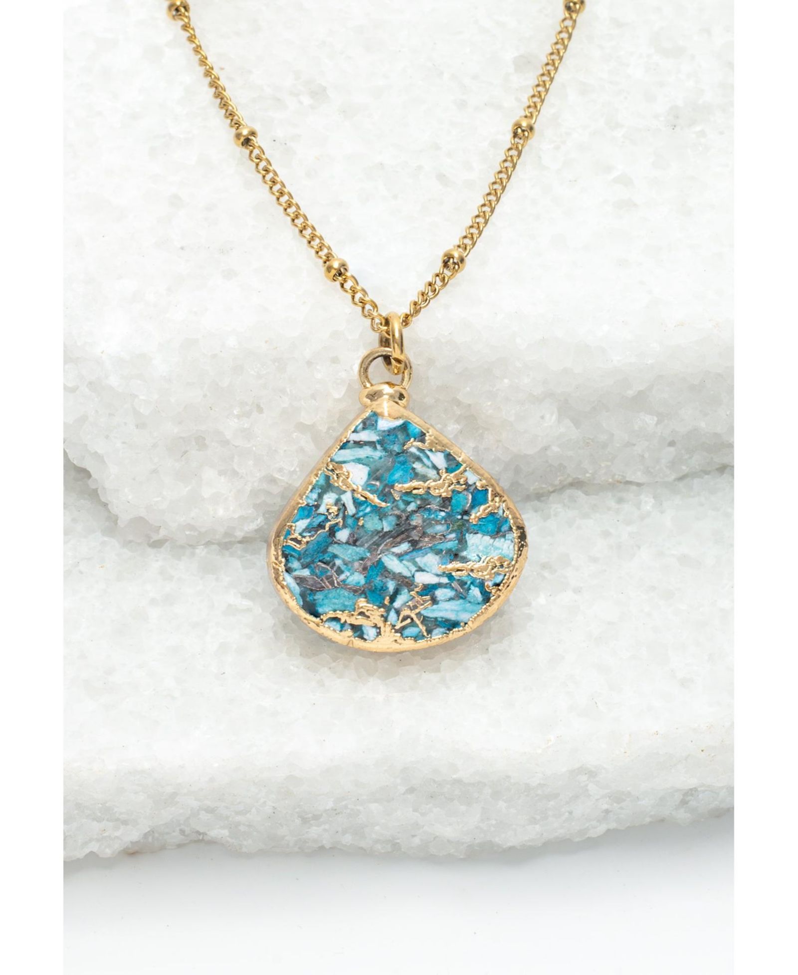 Emperor Stone Blossom Necklace