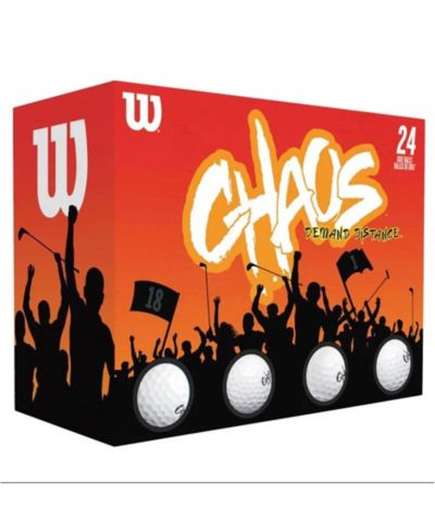 Wilson Chaos Golf Balls - 24 Pack