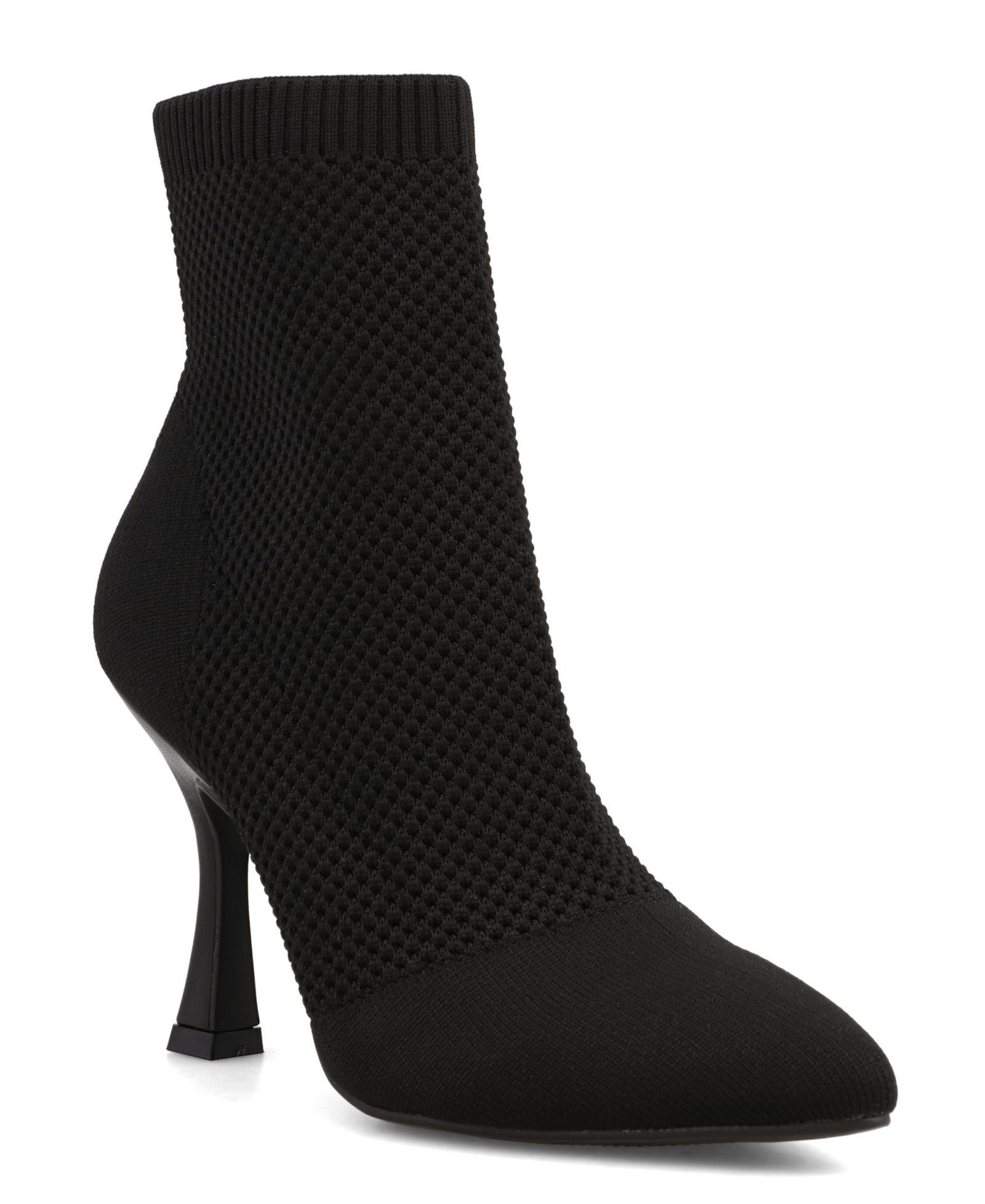 MIA Women's Pamilla Pointed Toe Knit Dress Booties