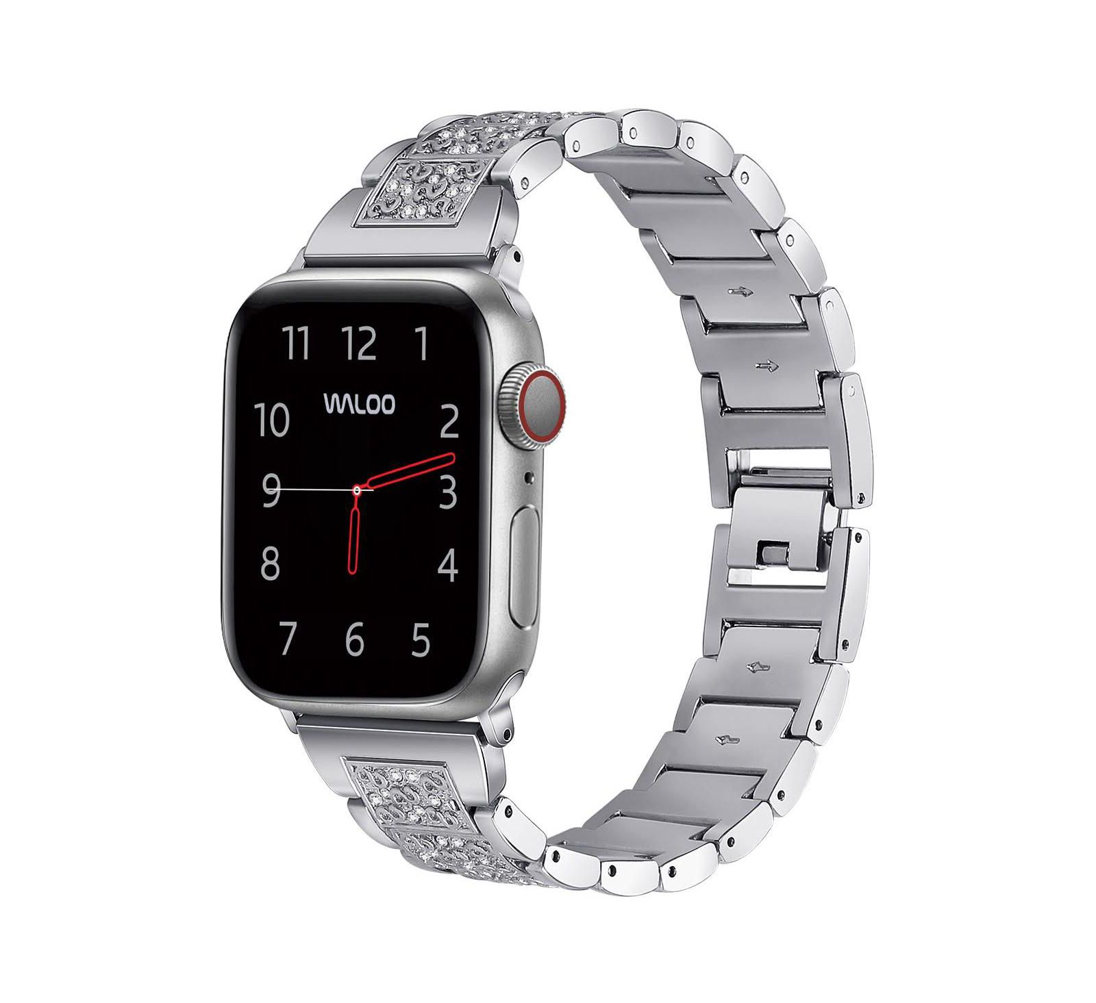 Сменный ремешок Waloo Rhinestone Pattern для Apple Watch