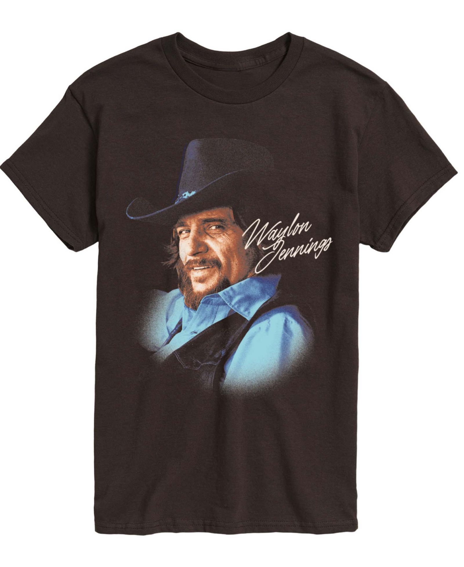 AIRWAVES Men's Waylon Jennings Core Short-Sleeve T-Shirt