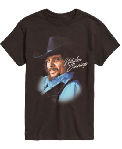 AIRWAVES Men's Waylon Jennings Core Short-Sleeve T-Shirt