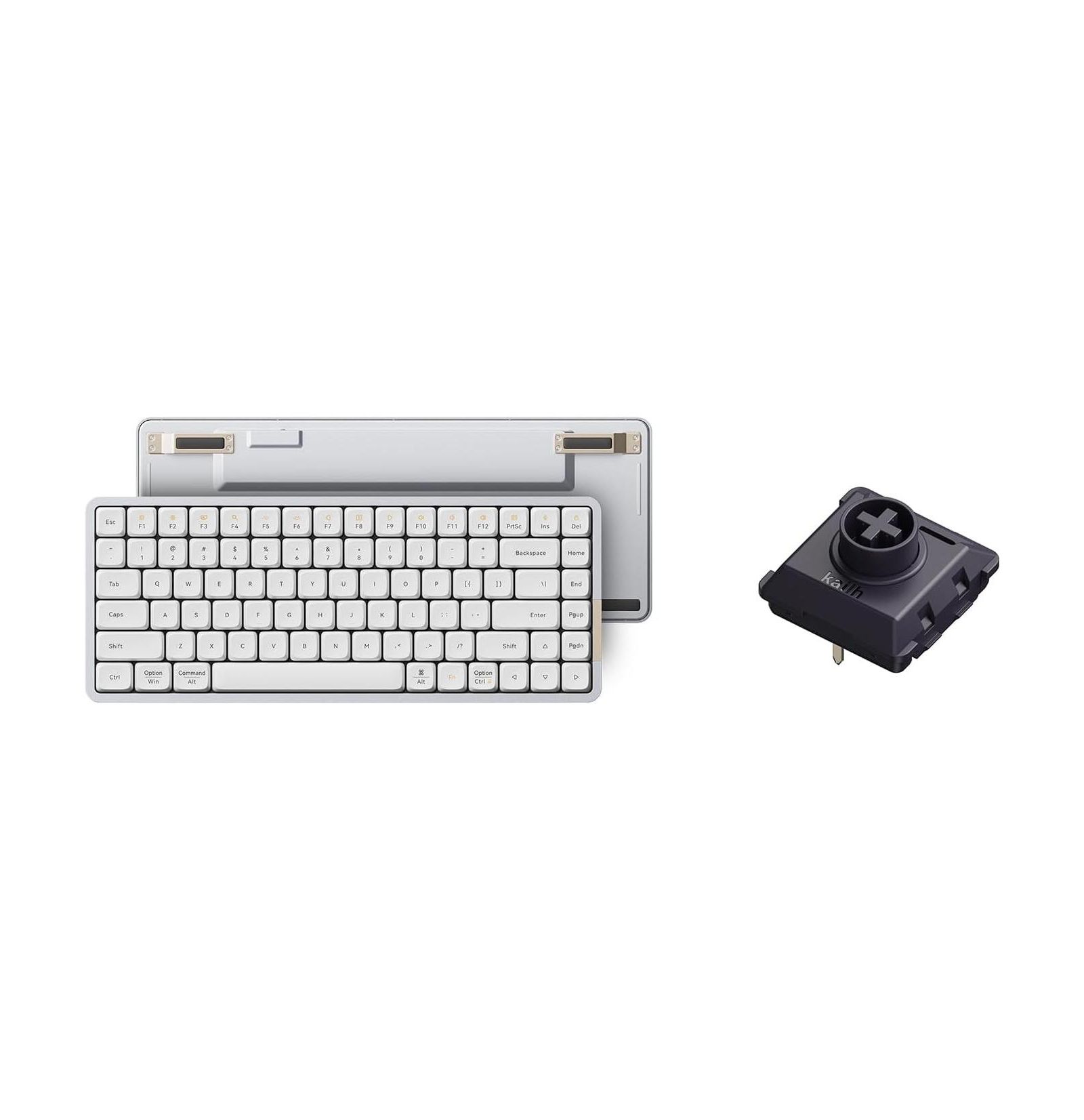 Lofree Flow84 Wireless Rechargeable Low-Profile Mechanical Keyboard Compatible with Windows, Android, macOS, iPadOS, and iOS
