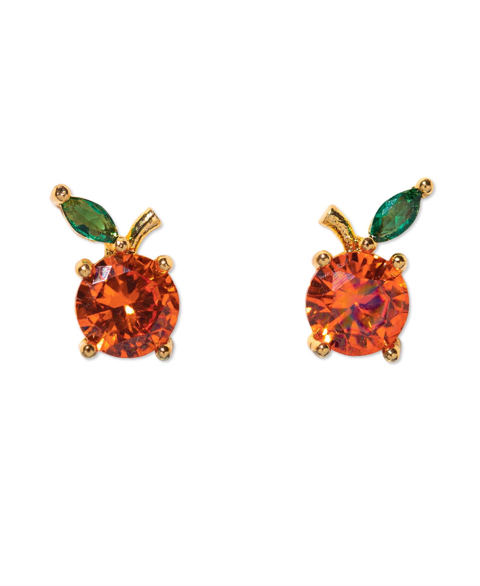 Серьги-гвоздики Girls Crew Crystal Orange Juice для девочек