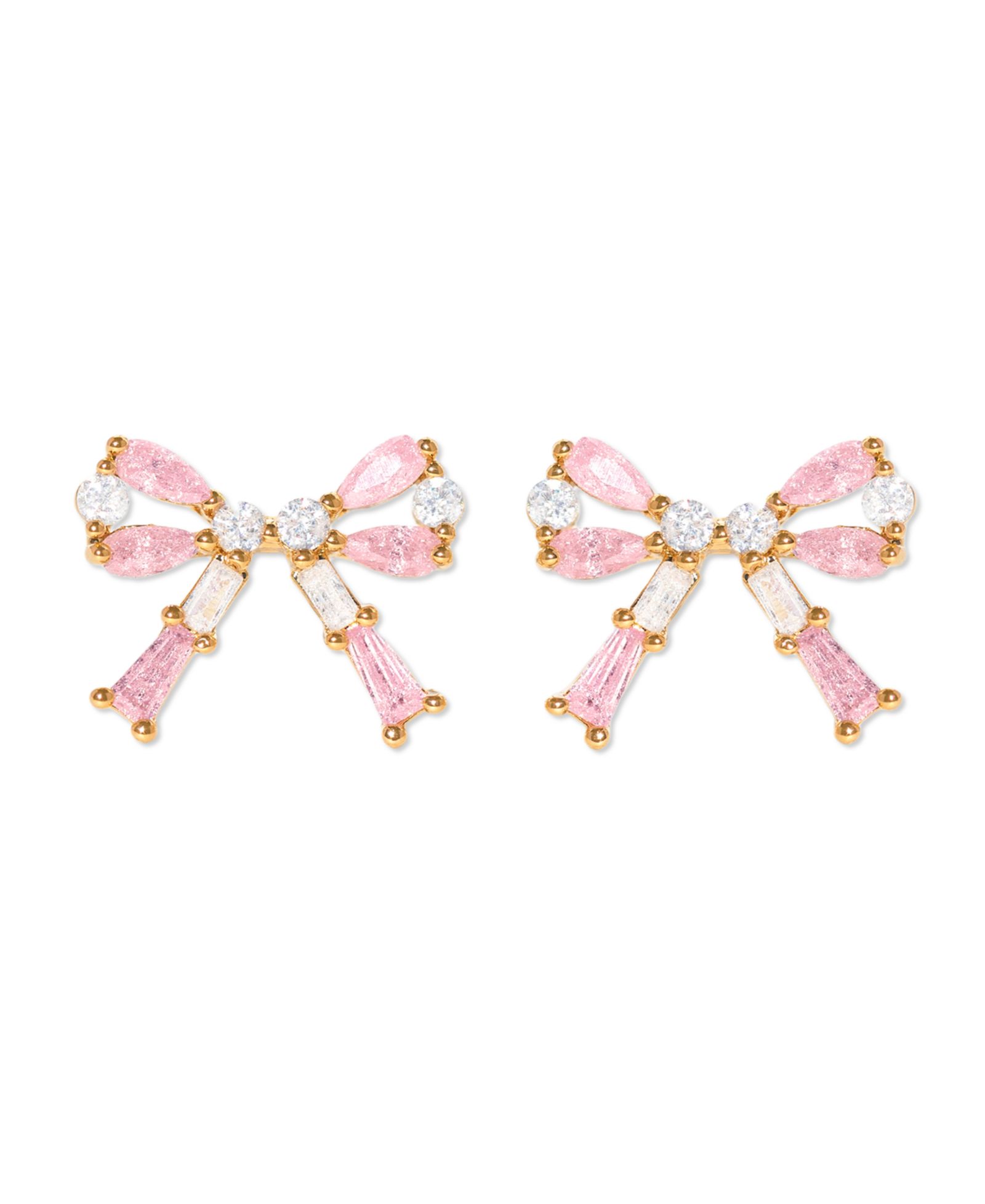 Girls Crew Crystal Chassé Bow Studs