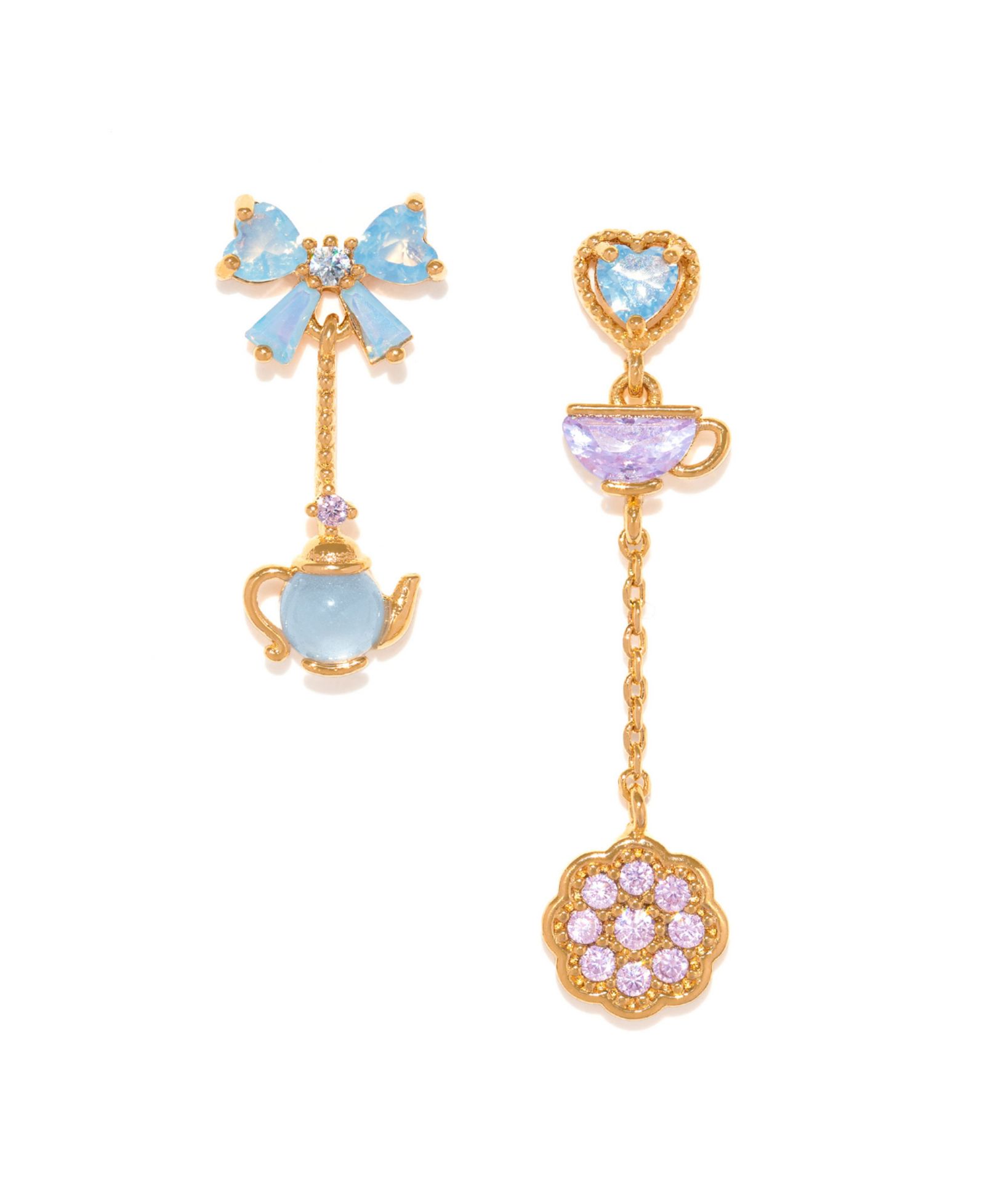 Girls Crew Crystal Disney Alice in Wonderland Dangle Earrings