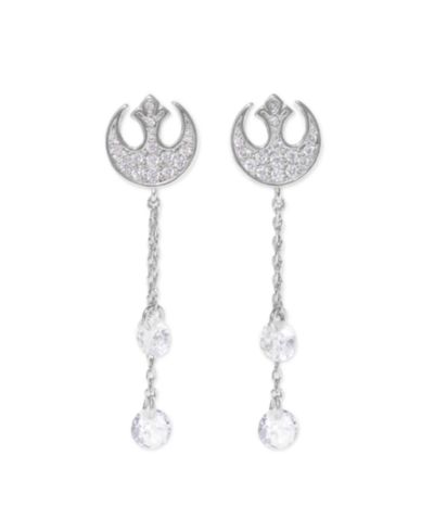 Girls Crew Crystal Star Wars Rebel Alliance Dangle Earrings