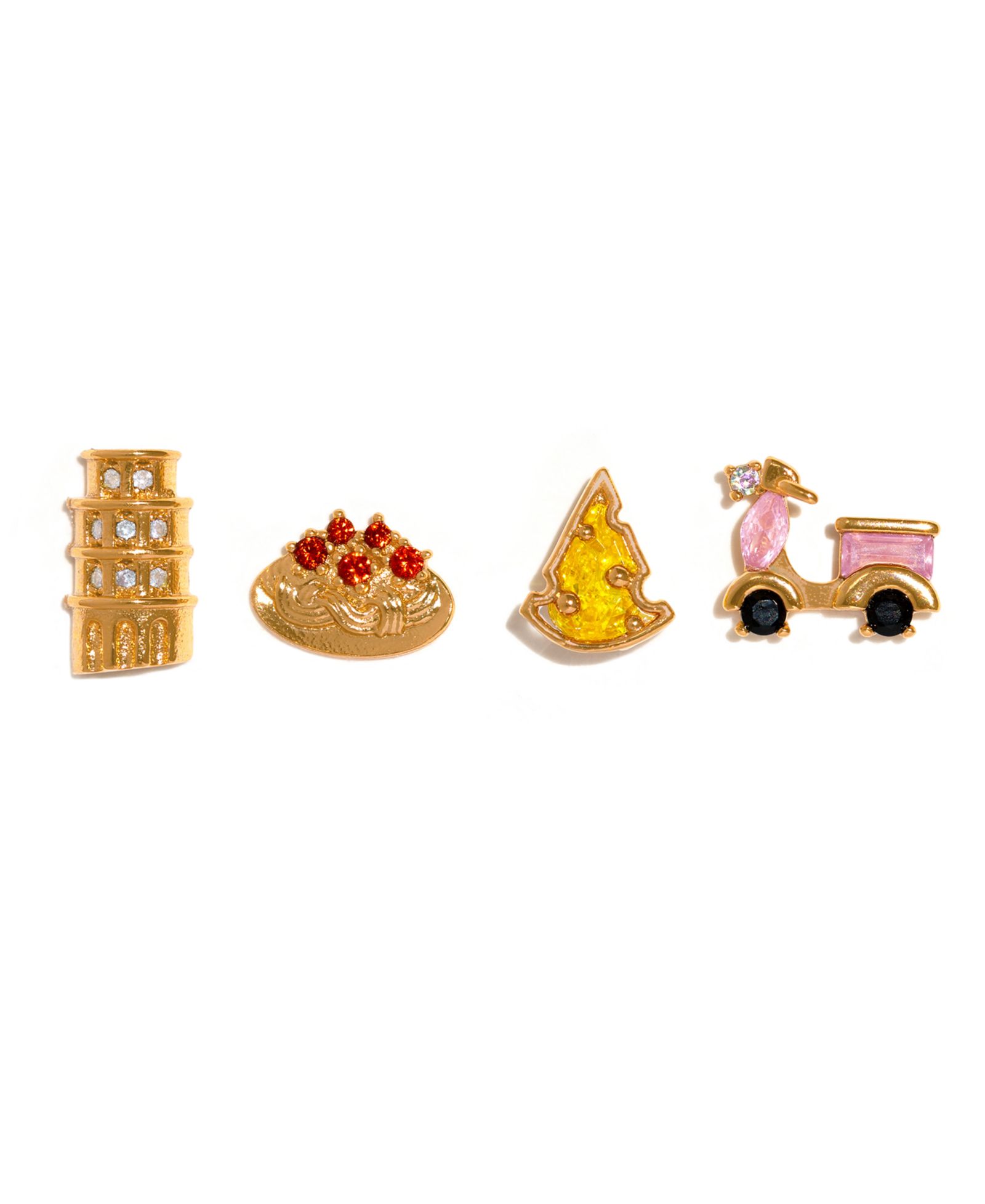 Girls Crew Crystal Ciao Bella Italia Stud Set